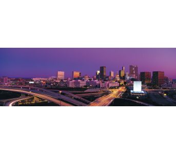 Atlanta in evening